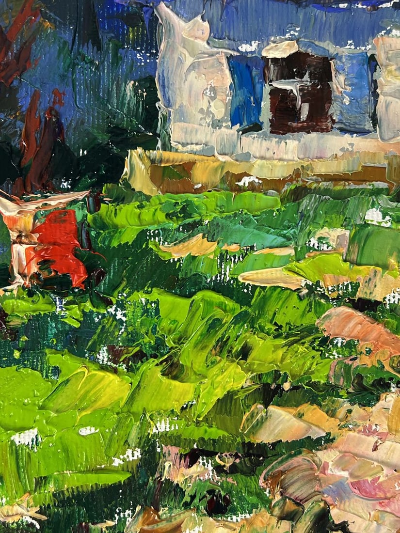 Oil painting Sunny Courtyard Oleksiy Ivanyuk - 9