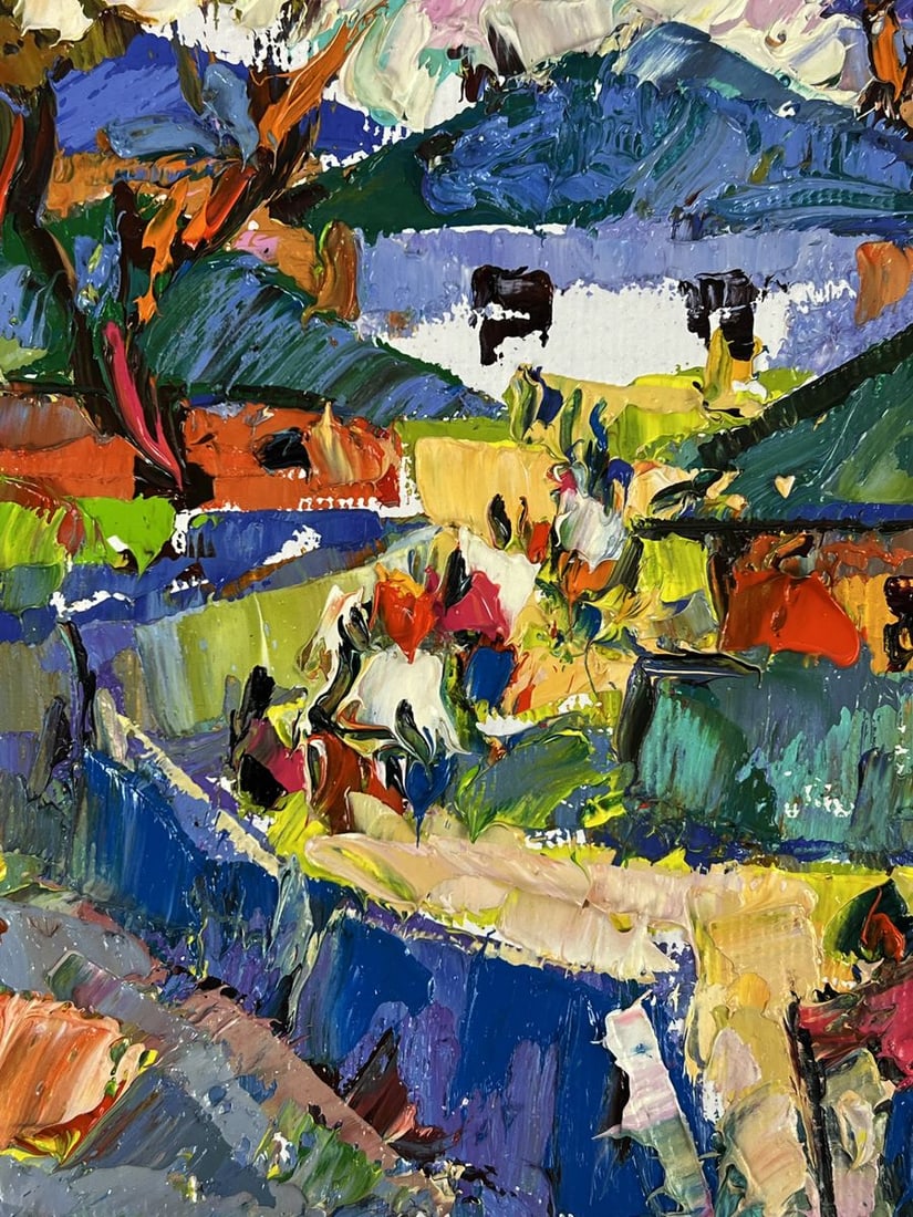 Oil painting Village Festival Oleksiy Ivanyuk - 5