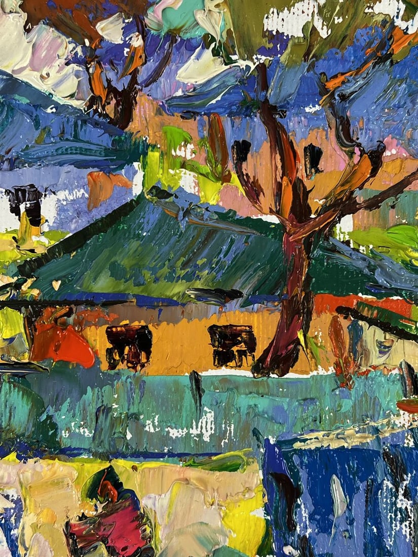 Oil painting Village Festival Oleksiy Ivanyuk - 9