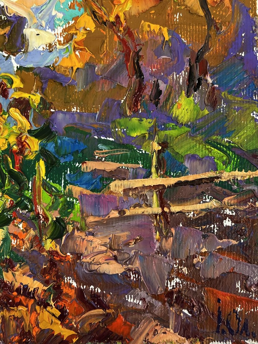 Oil painting Summer day in the village Oleksiy Ivanyuk - 10