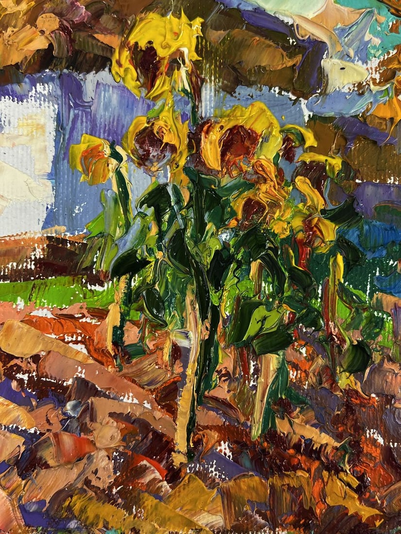 Oil painting Summer day in the village Oleksiy Ivanyuk - 5