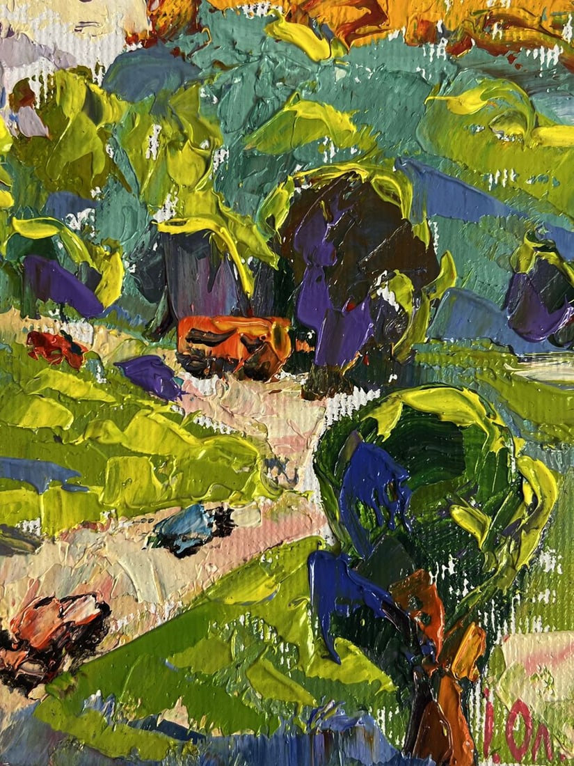 Oil painting Outside the City Oleksiy Ivanyuk - 10