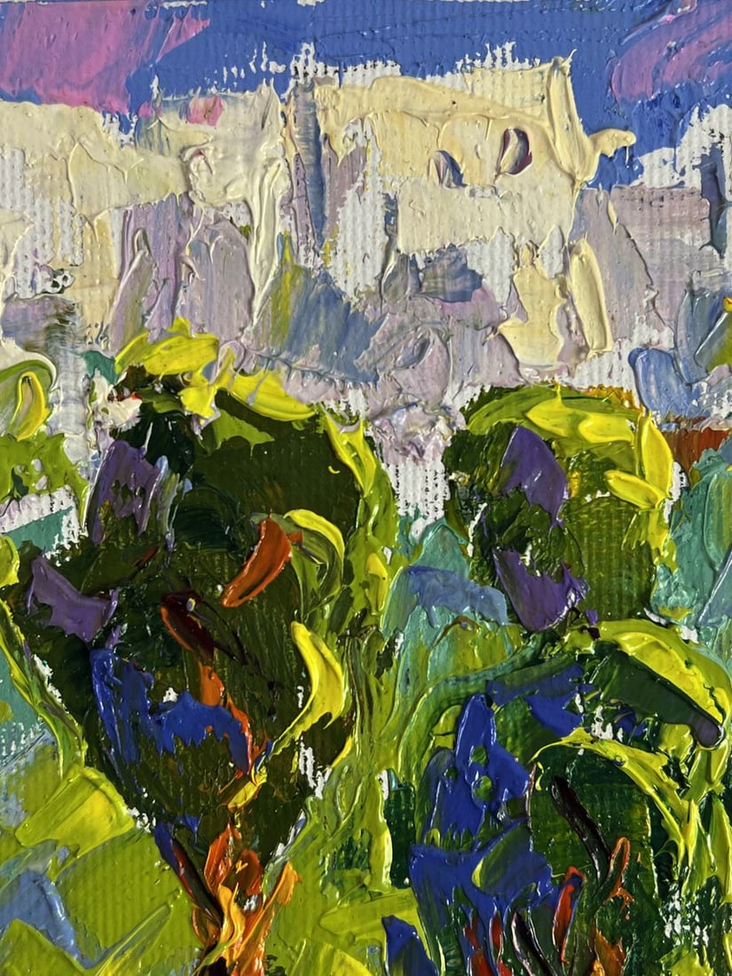 Oil painting Outside the City Oleksiy Ivanyuk - 4