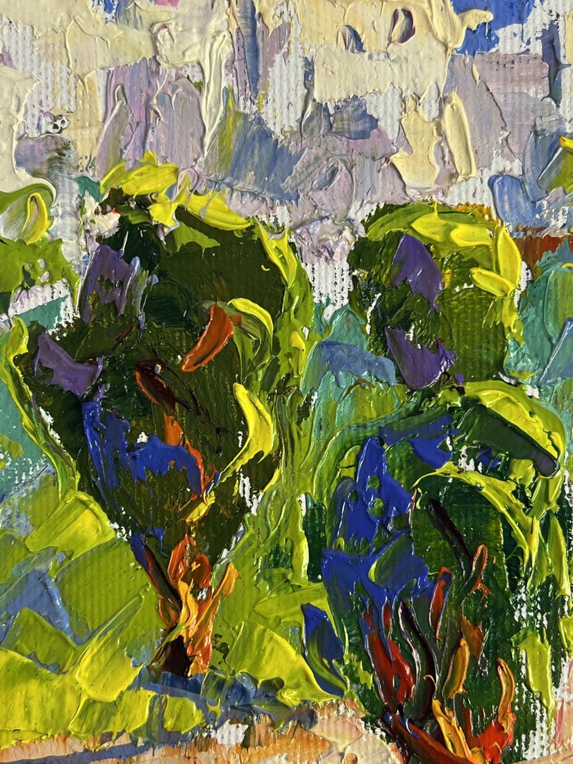 Oil painting Outside the City Oleksiy Ivanyuk - 5