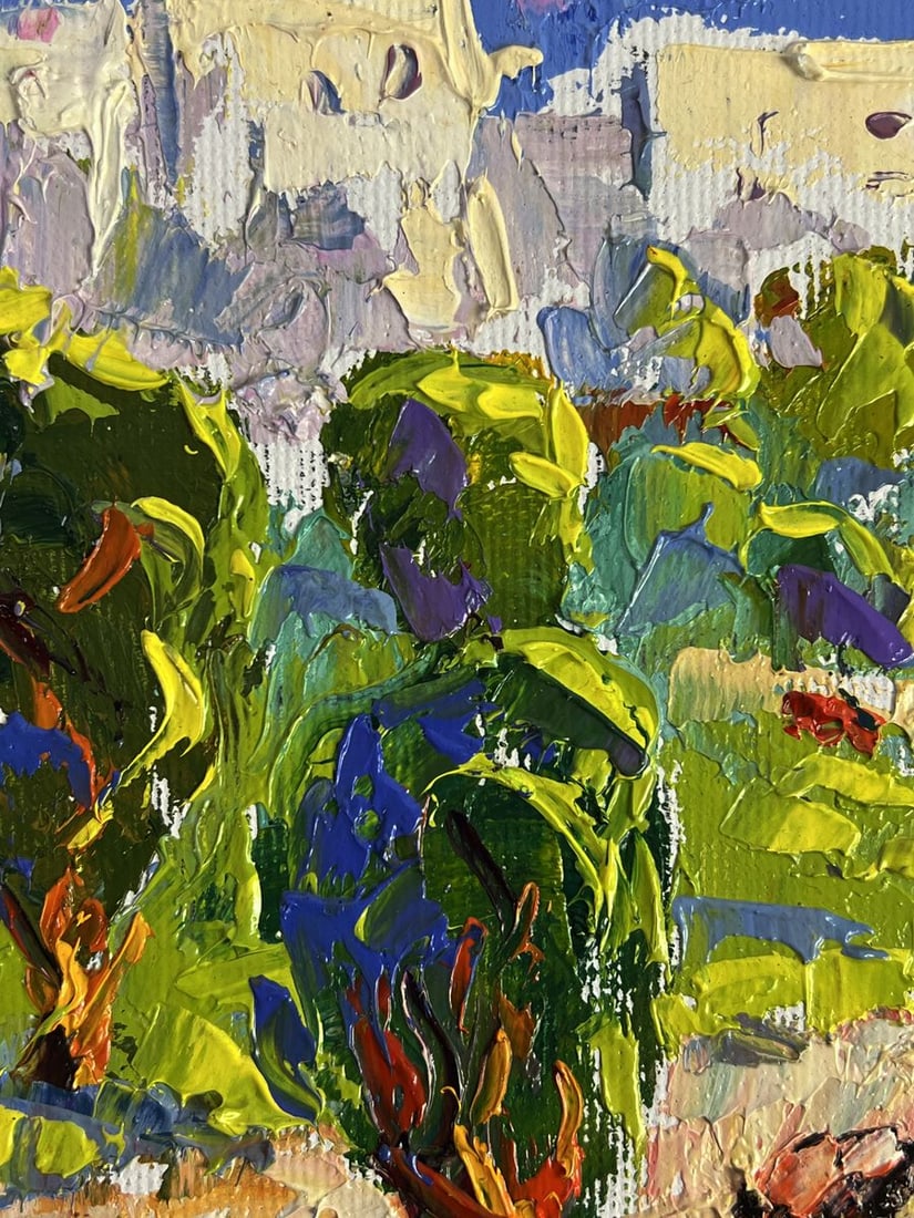 Oil painting Outside the City Oleksiy Ivanyuk - 6