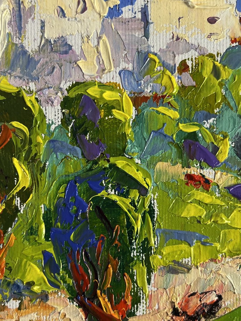 Oil painting Outside the City Oleksiy Ivanyuk - 7