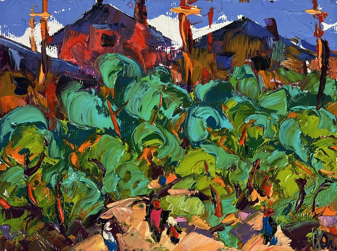 Oil painting Between the Gardens Oleksiy Ivanyuk - 3