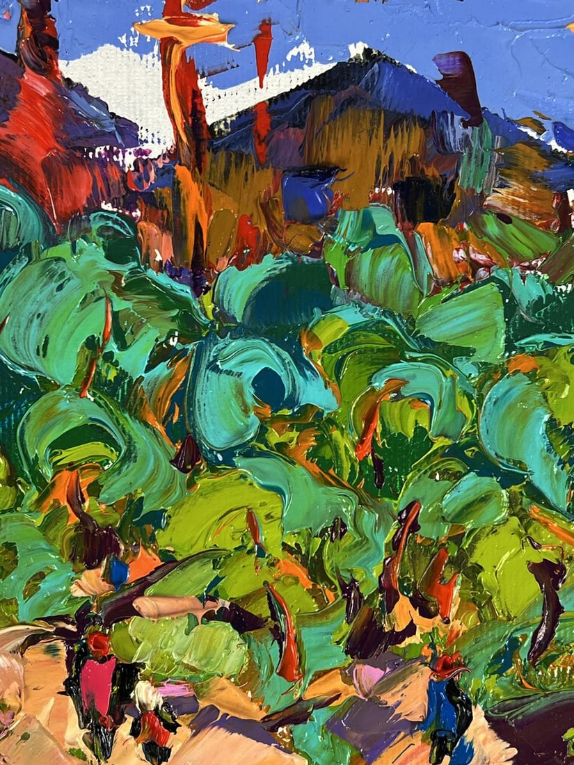 Oil painting Between the Gardens Oleksiy Ivanyuk - 9