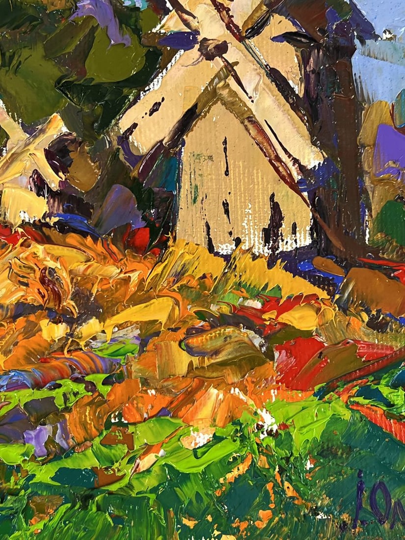 Oil painting Childhood memory Oleksiy Ivanyuk - 10