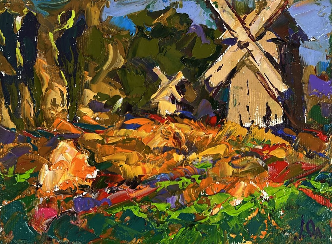 Oil painting Childhood memory Oleksiy Ivanyuk - 3