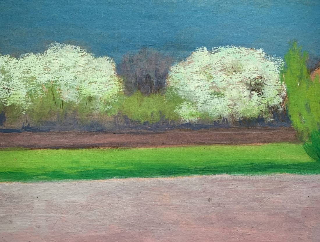 Oil painting Old house on the edge of the village Ivan Tsyupka - 6