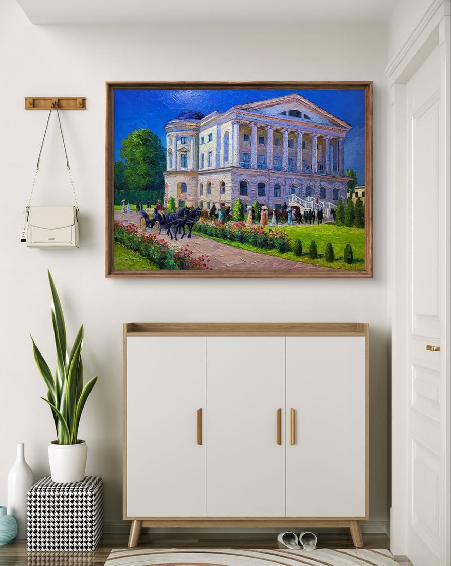 Oil painting Estate outside the city Boris Serdyuk - 3