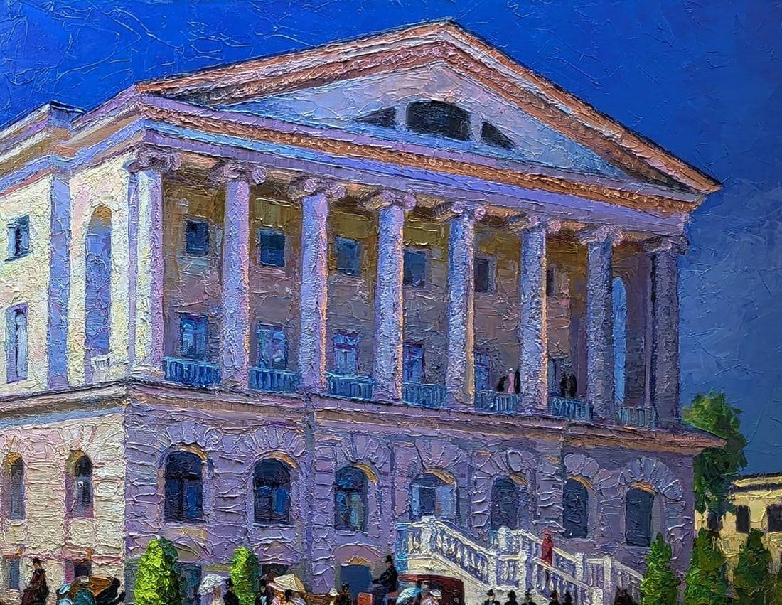 Oil painting Estate outside the city Boris Serdyuk - 7