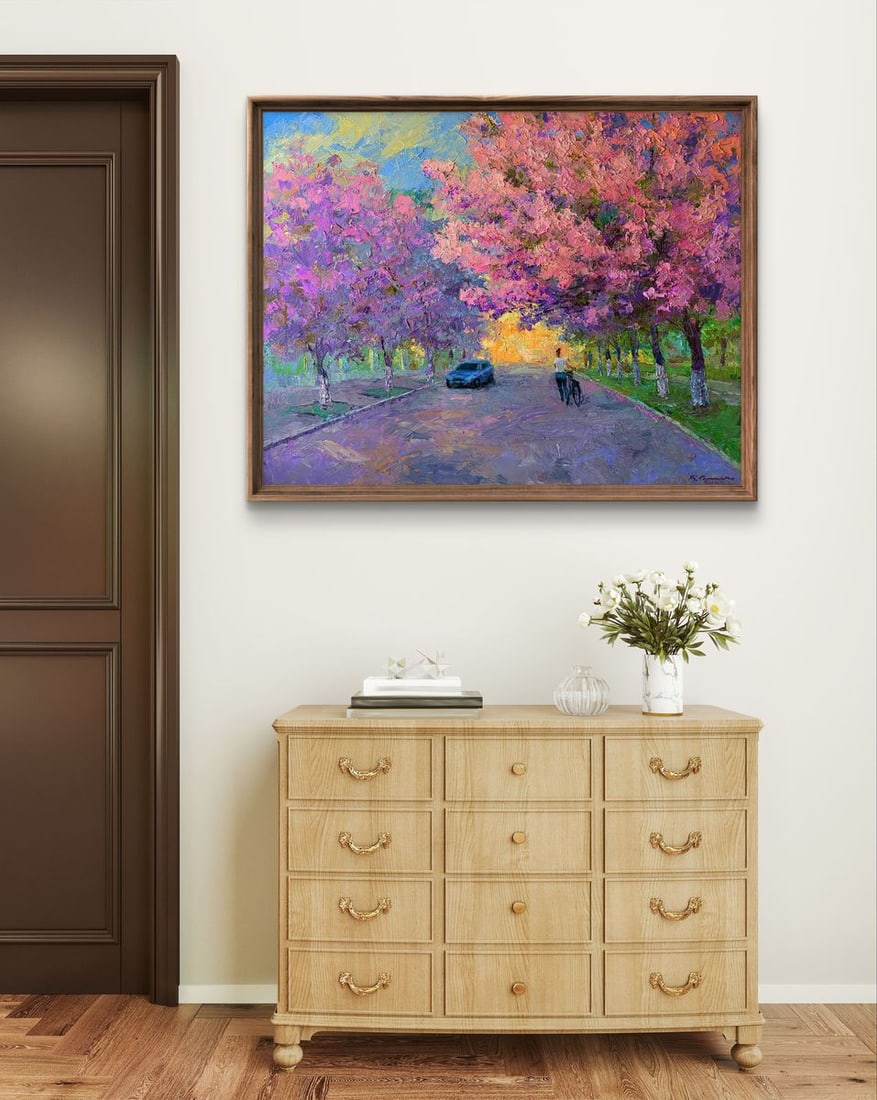 Oil painting Sakura is blooming Boris Serdyuk - 2