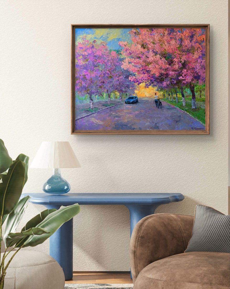 Oil painting Sakura is blooming Boris Serdyuk - 3