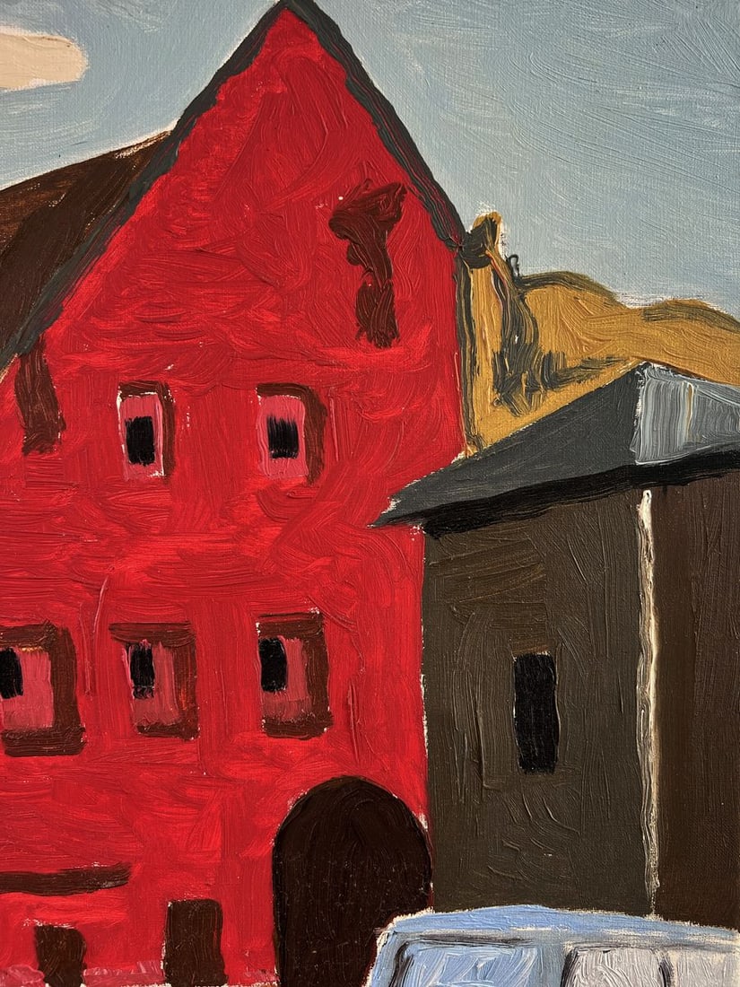 Oil painting Central city street Oleksandr Gukalov - 11