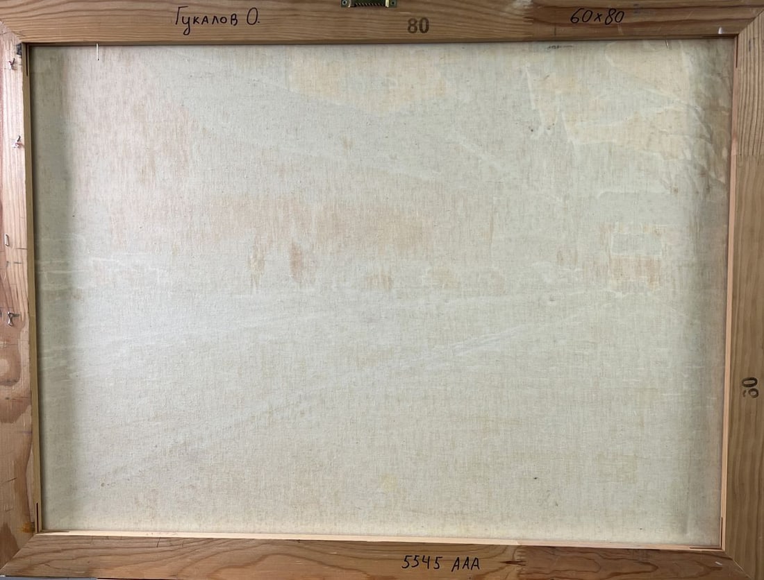 Oil painting Central city street Oleksandr Gukalov - 12