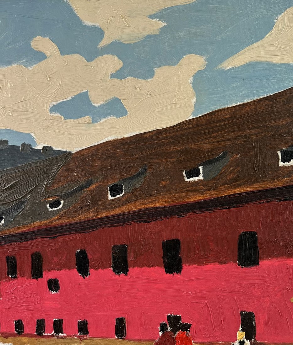 Oil painting Central city street Oleksandr Gukalov - 4