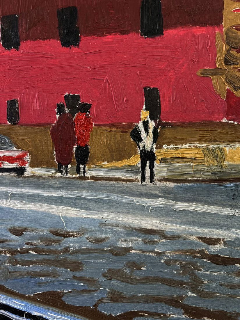 Oil painting Central city street Oleksandr Gukalov - 6