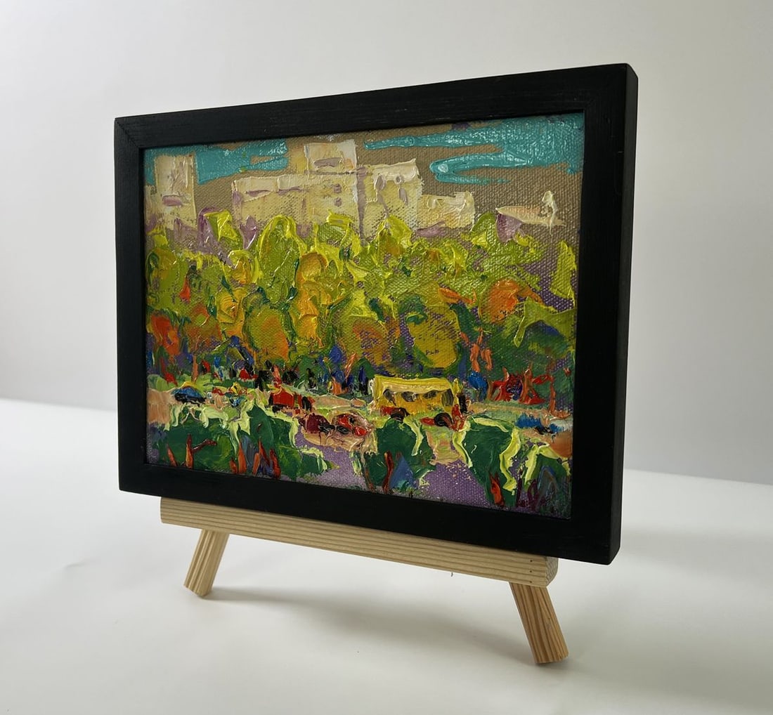 Oil painting Morning city Oleksiy Ivanyuk - 2