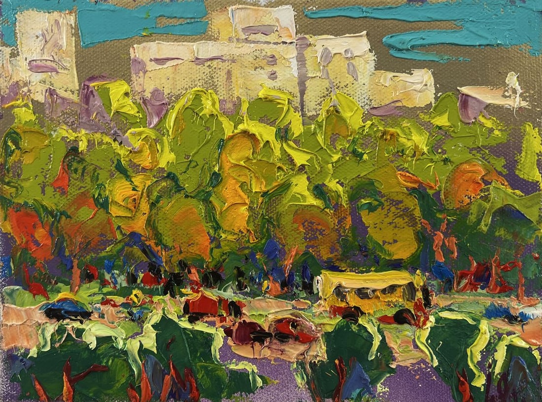 Oil painting Morning city Oleksiy Ivanyuk - 3