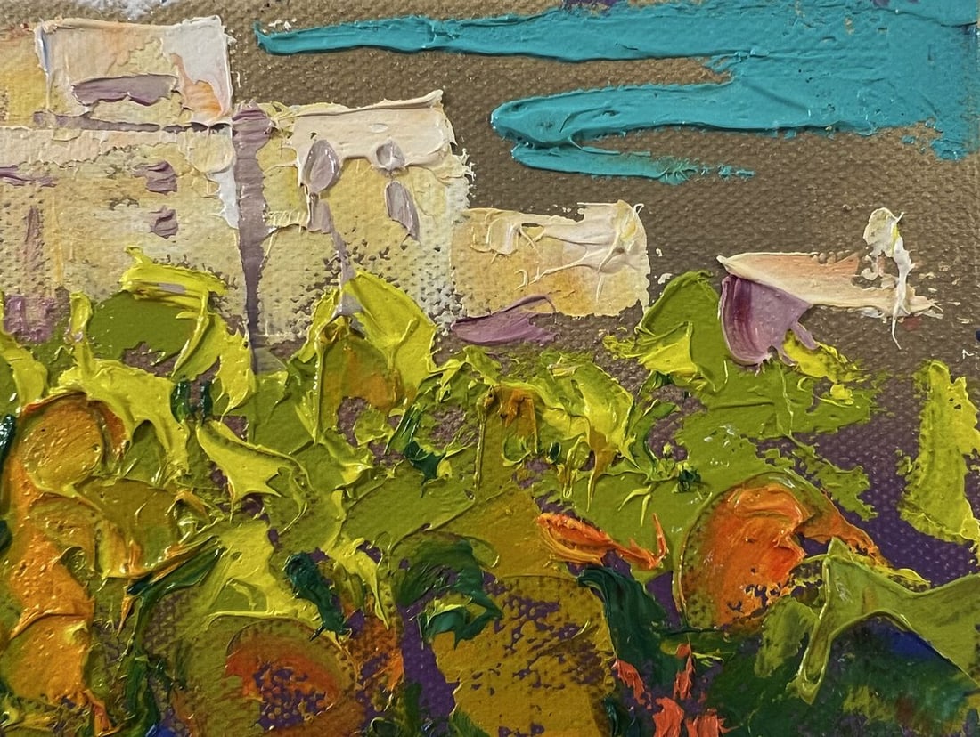 Oil painting Morning city Oleksiy Ivanyuk - 4