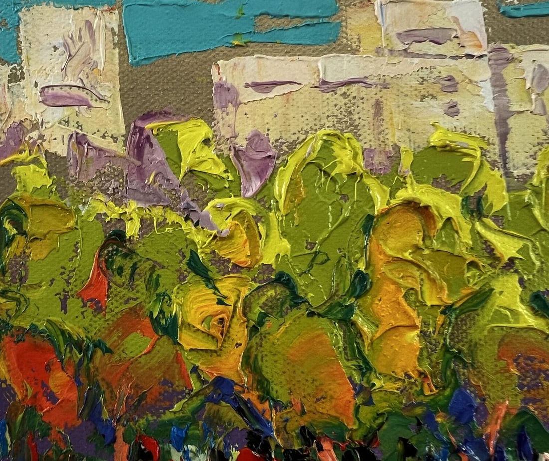 Oil painting Morning city Oleksiy Ivanyuk - 7