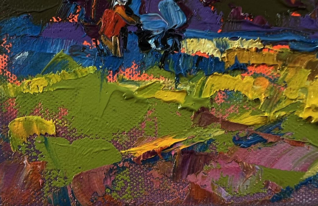 Oil painting Sunset behind the clouds Oleksiy Ivanyuk - 6