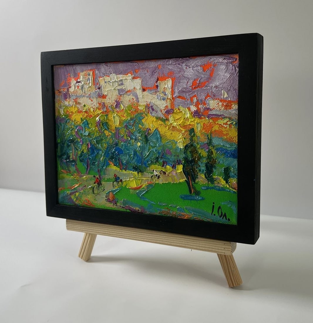 Oil painting On a walk in the city Oleksiy Ivanyuk - 2
