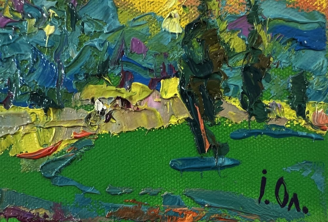 Oil painting On a walk in the city Oleksiy Ivanyuk - 5