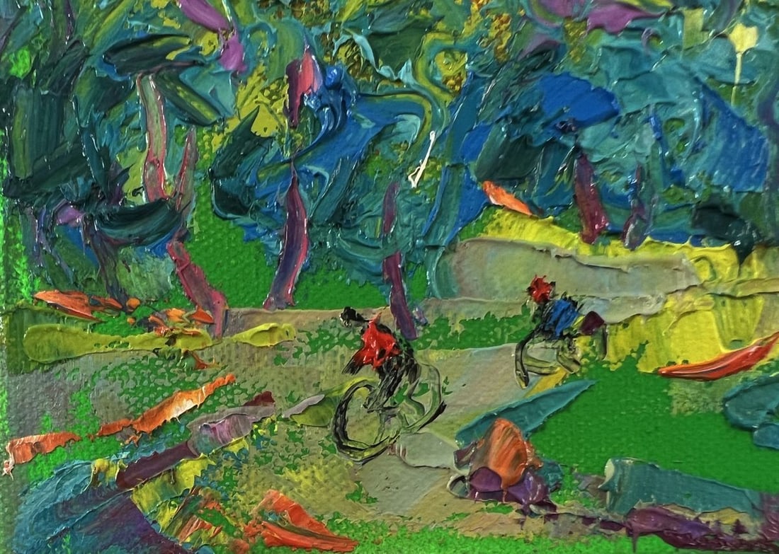 Oil painting On a walk in the city Oleksiy Ivanyuk - 6