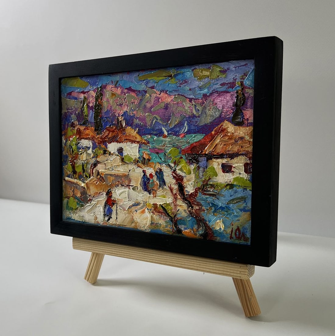 Oil painting Edge of the village Oleksiy Ivanyuk - 2