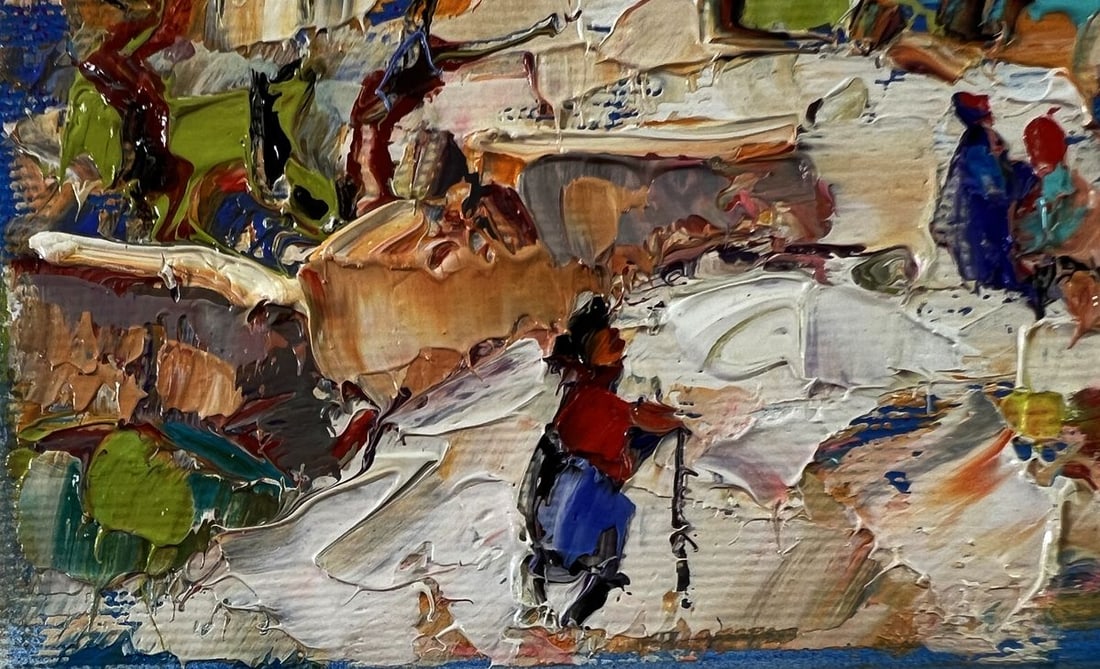 Oil painting Edge of the village Oleksiy Ivanyuk - 6