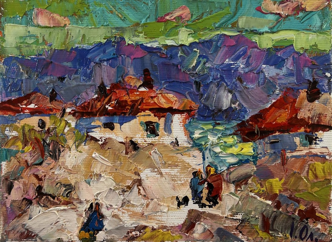 Oil painting Village memories Oleksiy Ivanyuk - 3