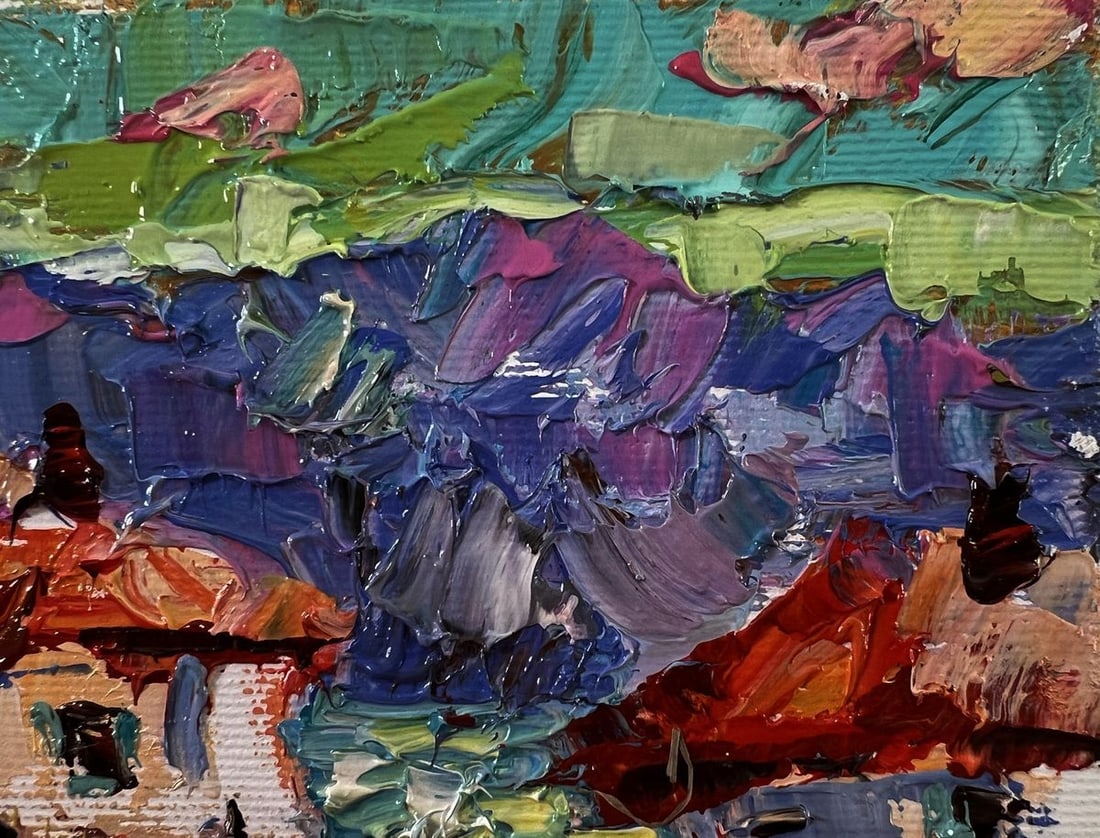 Oil painting Village memories Oleksiy Ivanyuk - 4