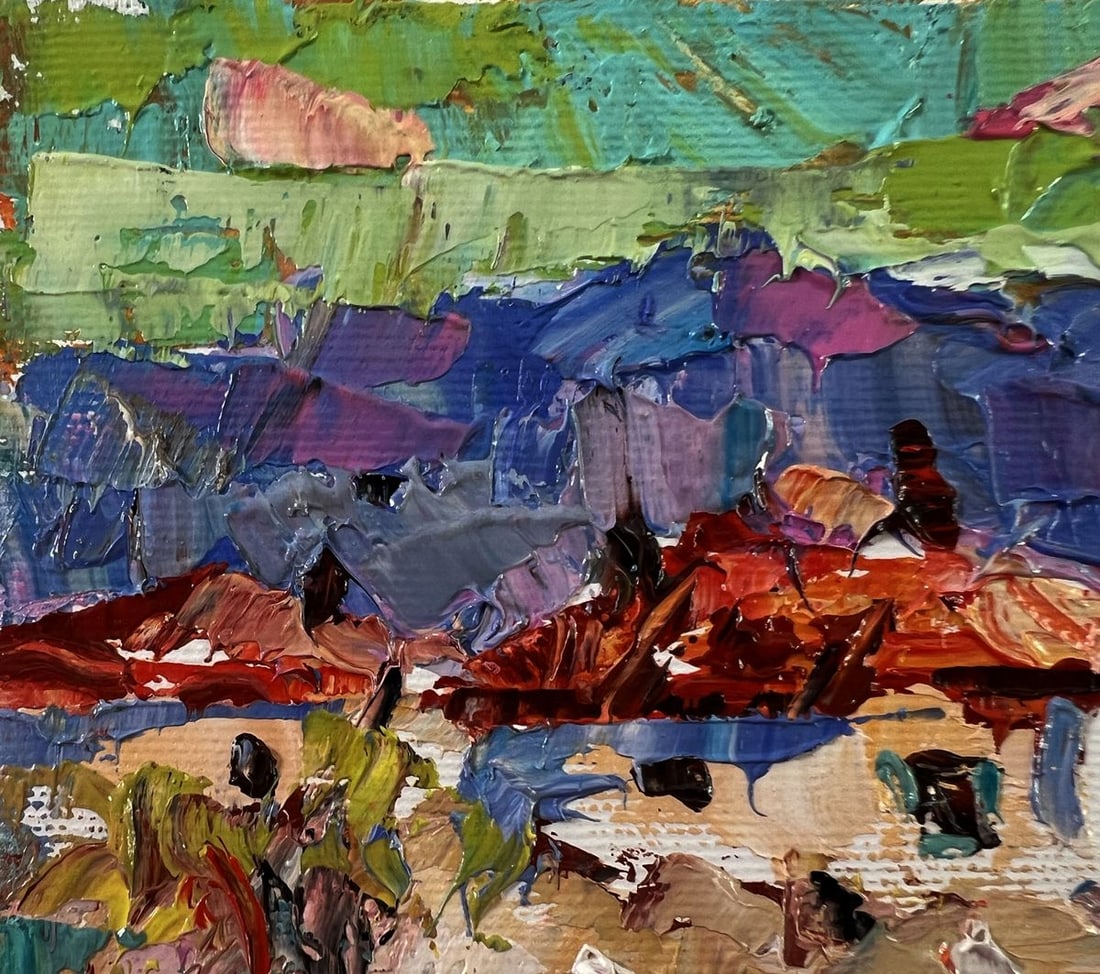 Oil painting Village memories Oleksiy Ivanyuk - 7