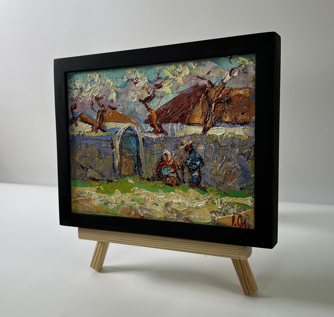 Oil painting Village memory Oleksiy Ivanyuk - 2