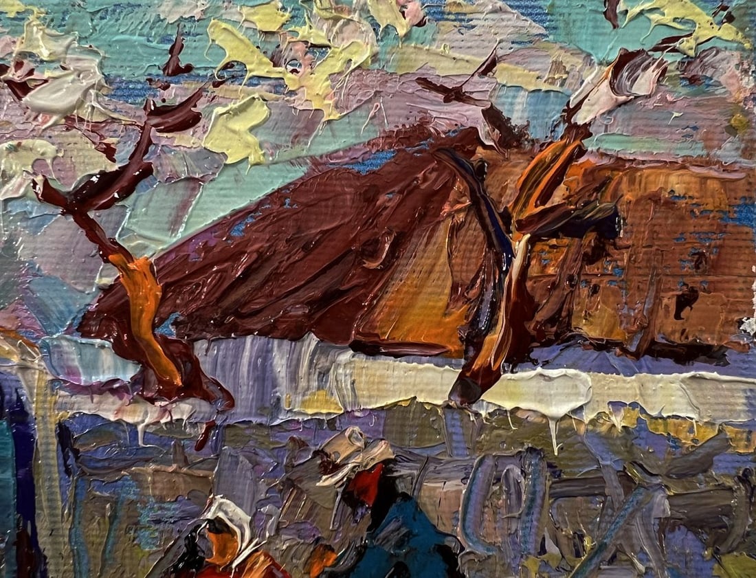 Oil painting Village memory Oleksiy Ivanyuk - 4