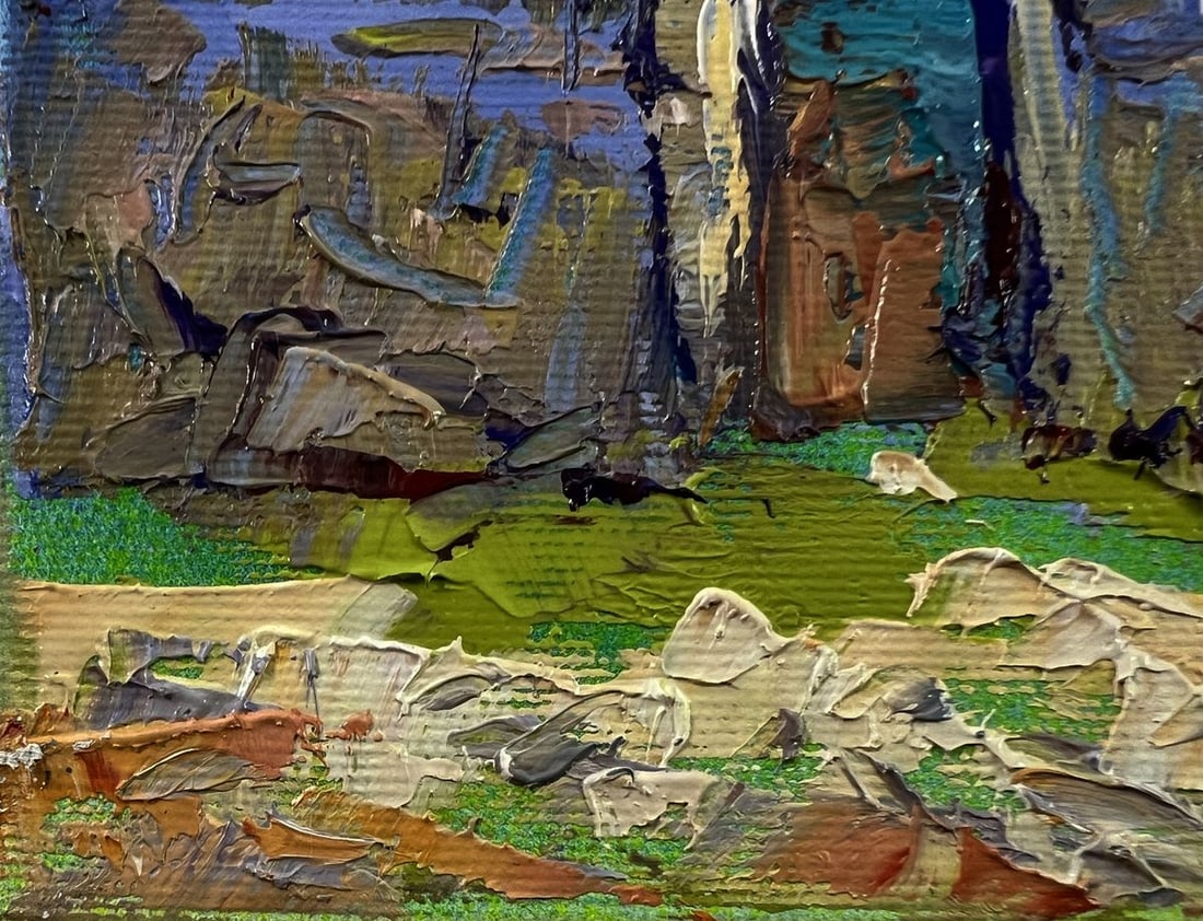 Oil painting Village memory Oleksiy Ivanyuk - 6