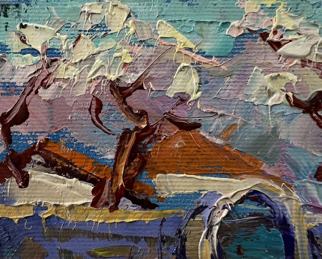 Oil painting Village memory Oleksiy Ivanyuk - 7