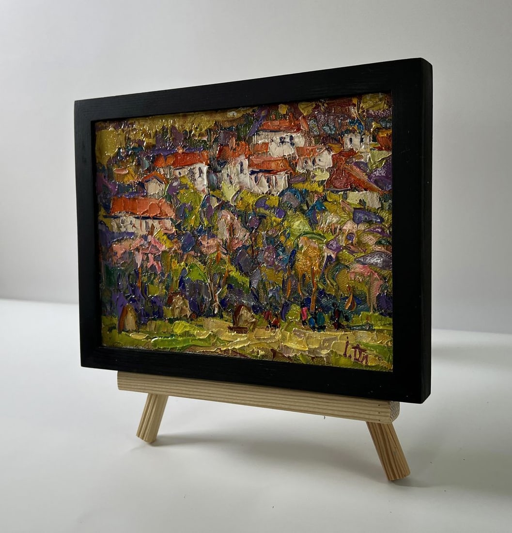 Oil painting Edge of the village Oleksiy Ivanyuk - 2