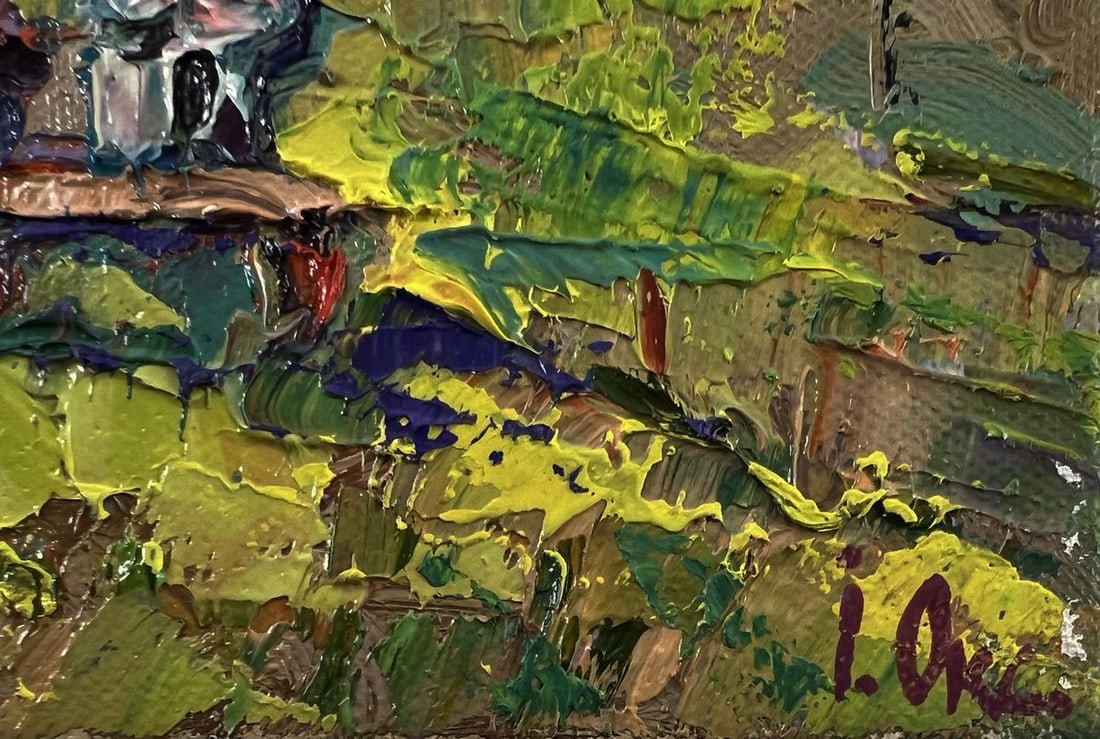 Oil painting Village everyday life Oksana Ivanyuk - 5