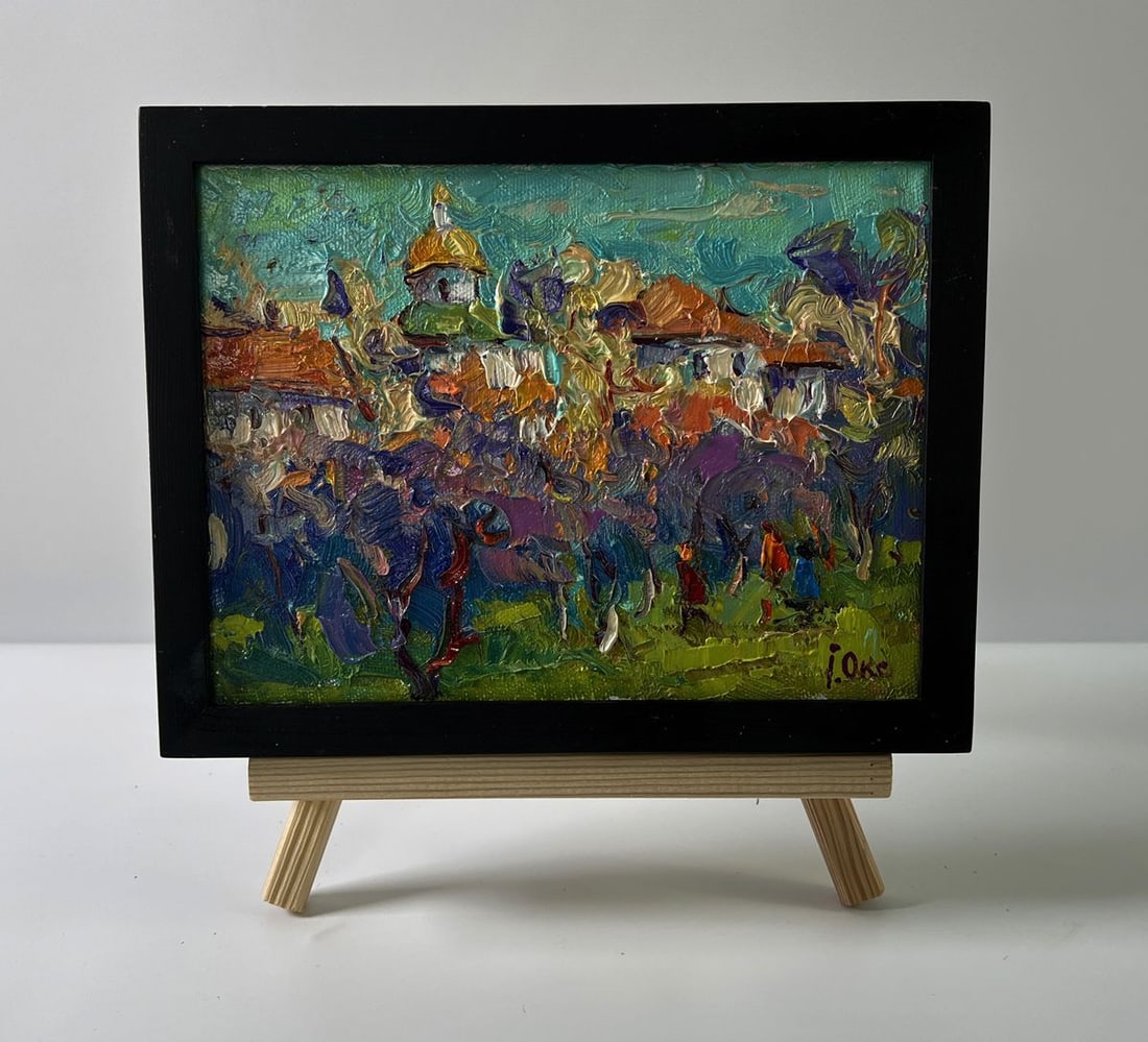 Oil painting Morning sound of bells Oksana Ivanyuk (1 of 8)