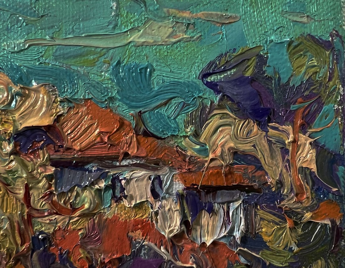 Oil painting Morning sound of bells Oksana Ivanyuk - 4