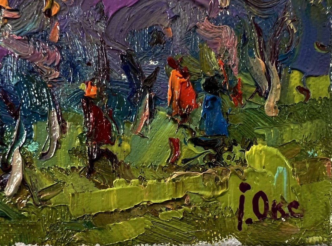 Oil painting Morning sound of bells Oksana Ivanyuk - 5