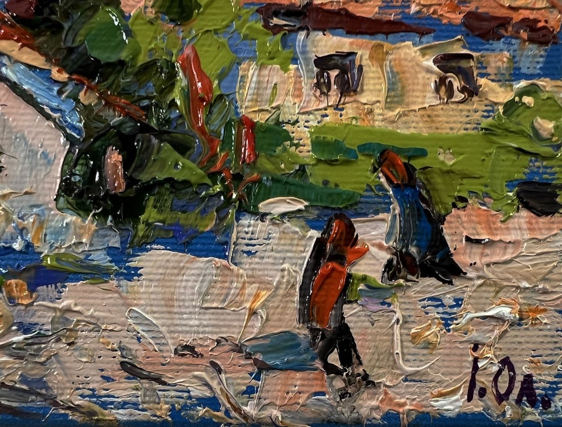 Oil painting Sunny village day Oleksiy Ivanyuk - 5