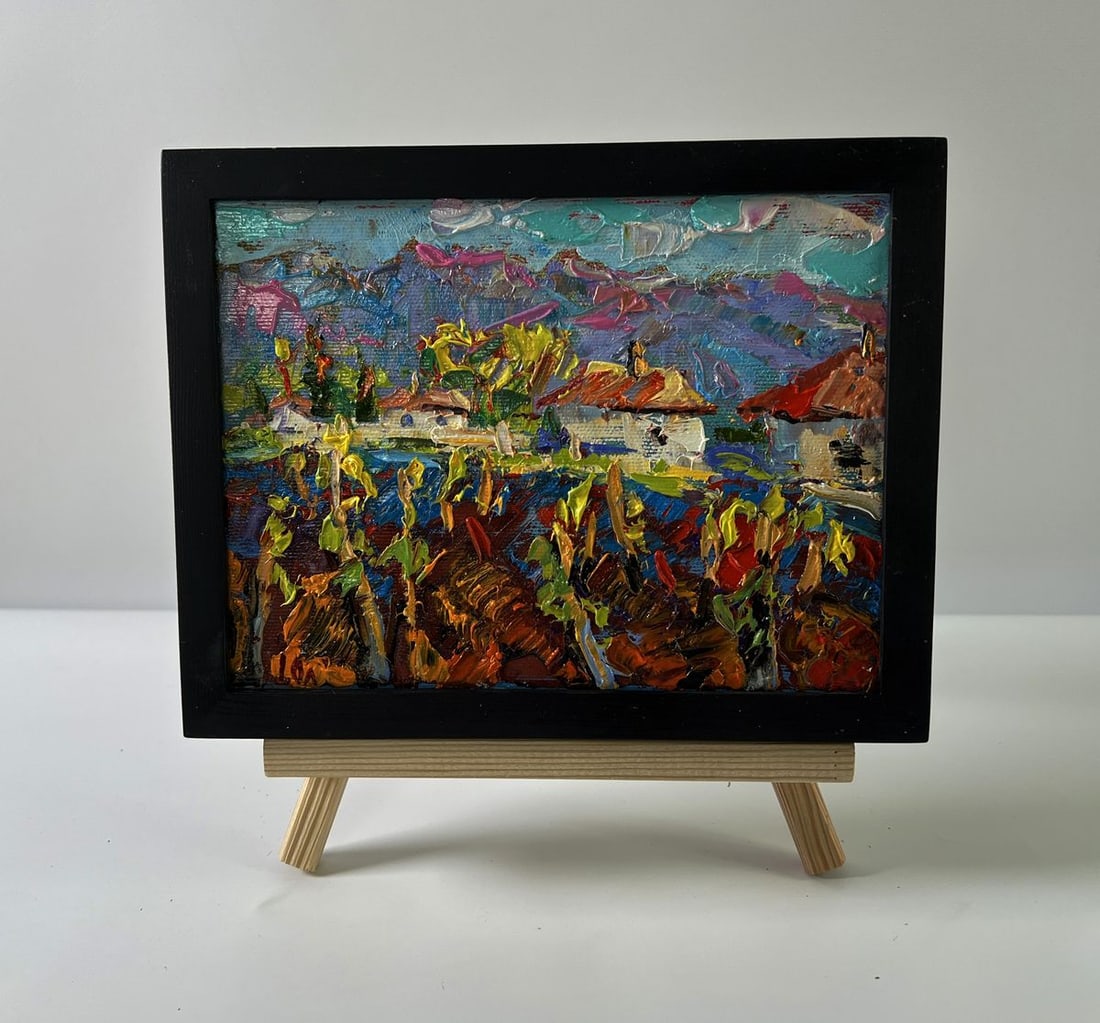 Oil painting Clean village air Oleksiy Ivanyuk (1 of 8)