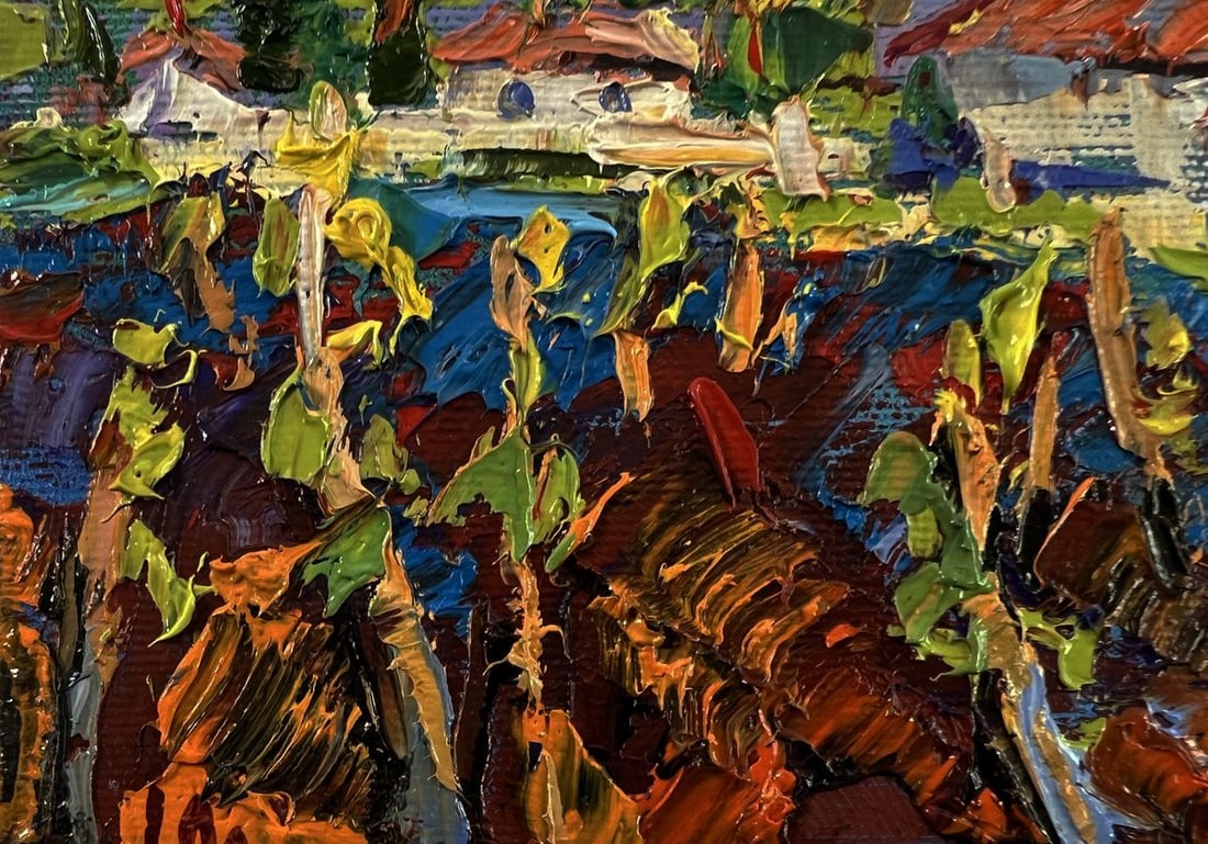 Oil painting Clean village air Oleksiy Ivanyuk - 6