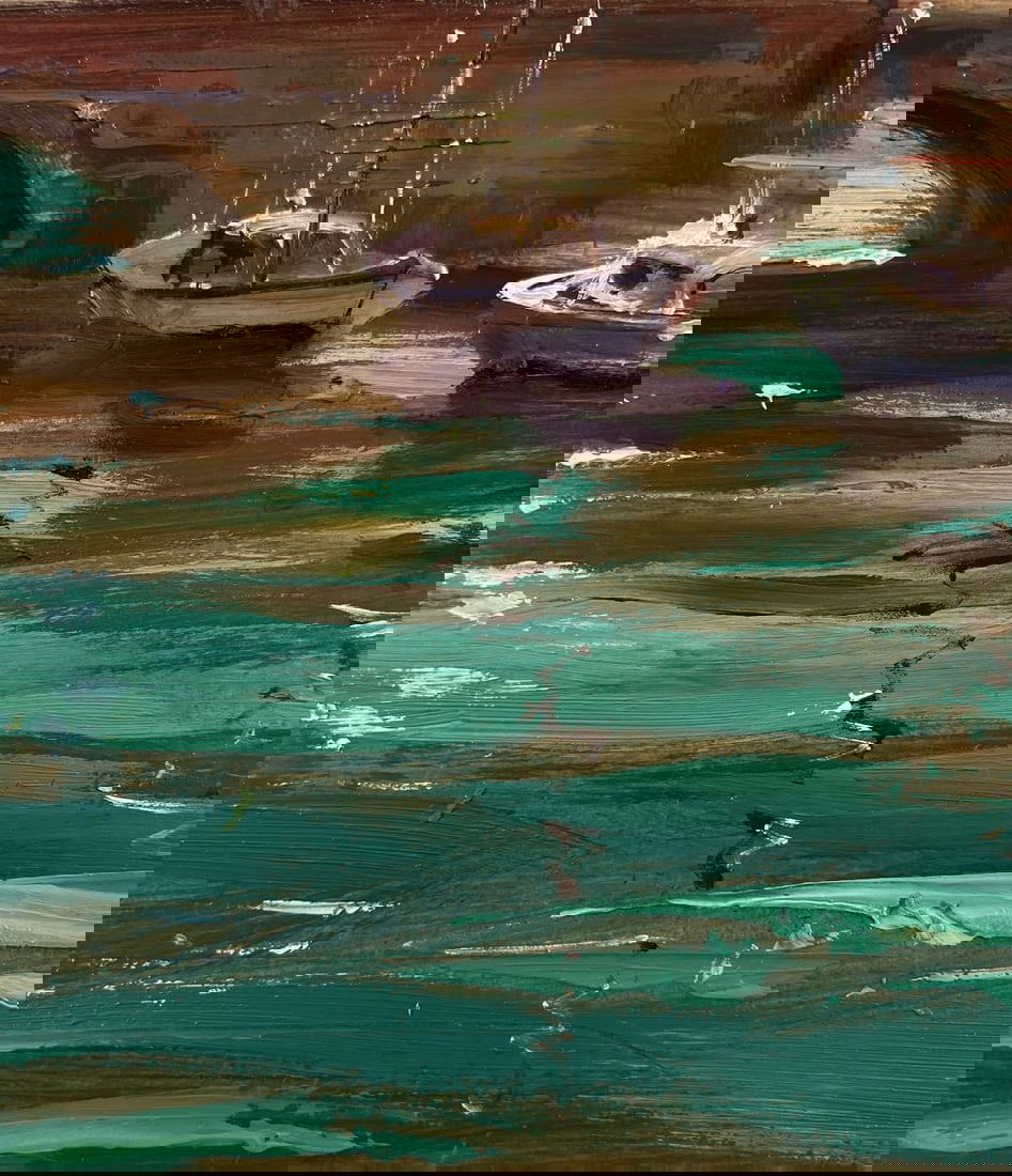 Oil painting Busy city streets Yuriy Suprunchuk - 7