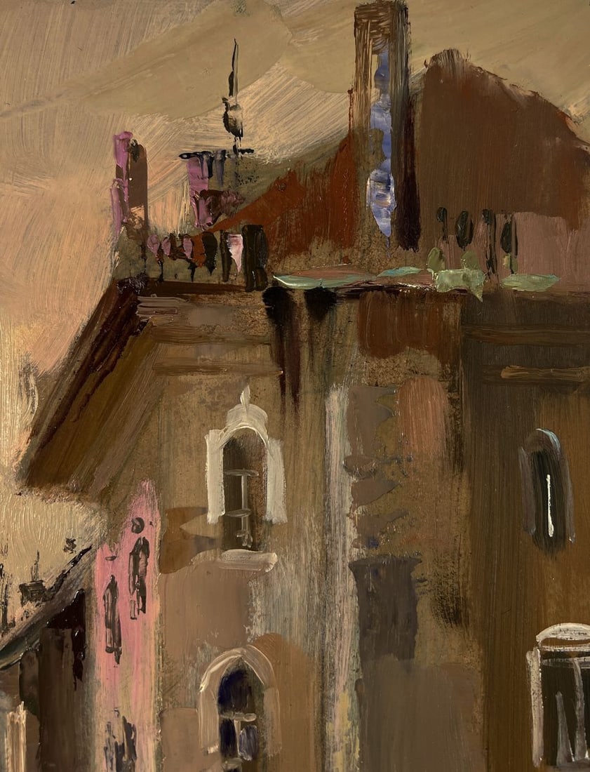 Oil painting City sailboats Yuriy Suprunchuk - 4